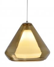 AFX Lighting, Inc. AGP500L30D2SNBR - Armitage LED Pendant - 3000K - 120-277V - Satin Nickel - Brown