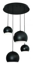 AFX Lighting, Inc. RXYP99BKRND4 - Roxy 4 Light Round Pendant