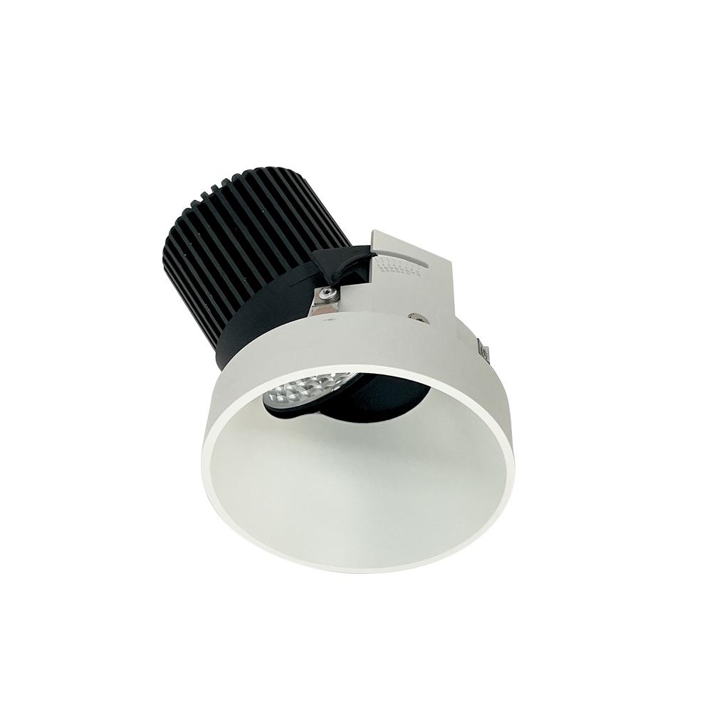 4" Iolite LED Round Trimless Adjustable Slot, 800lm / 14W, 5000K, White