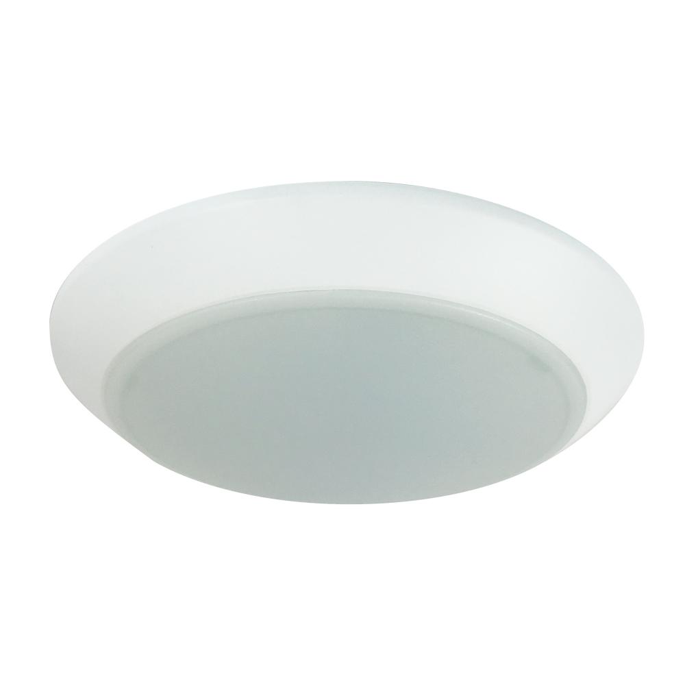 8" AC Opal LED Surface Mount, 2150lm / 32W, 2700K, White finish