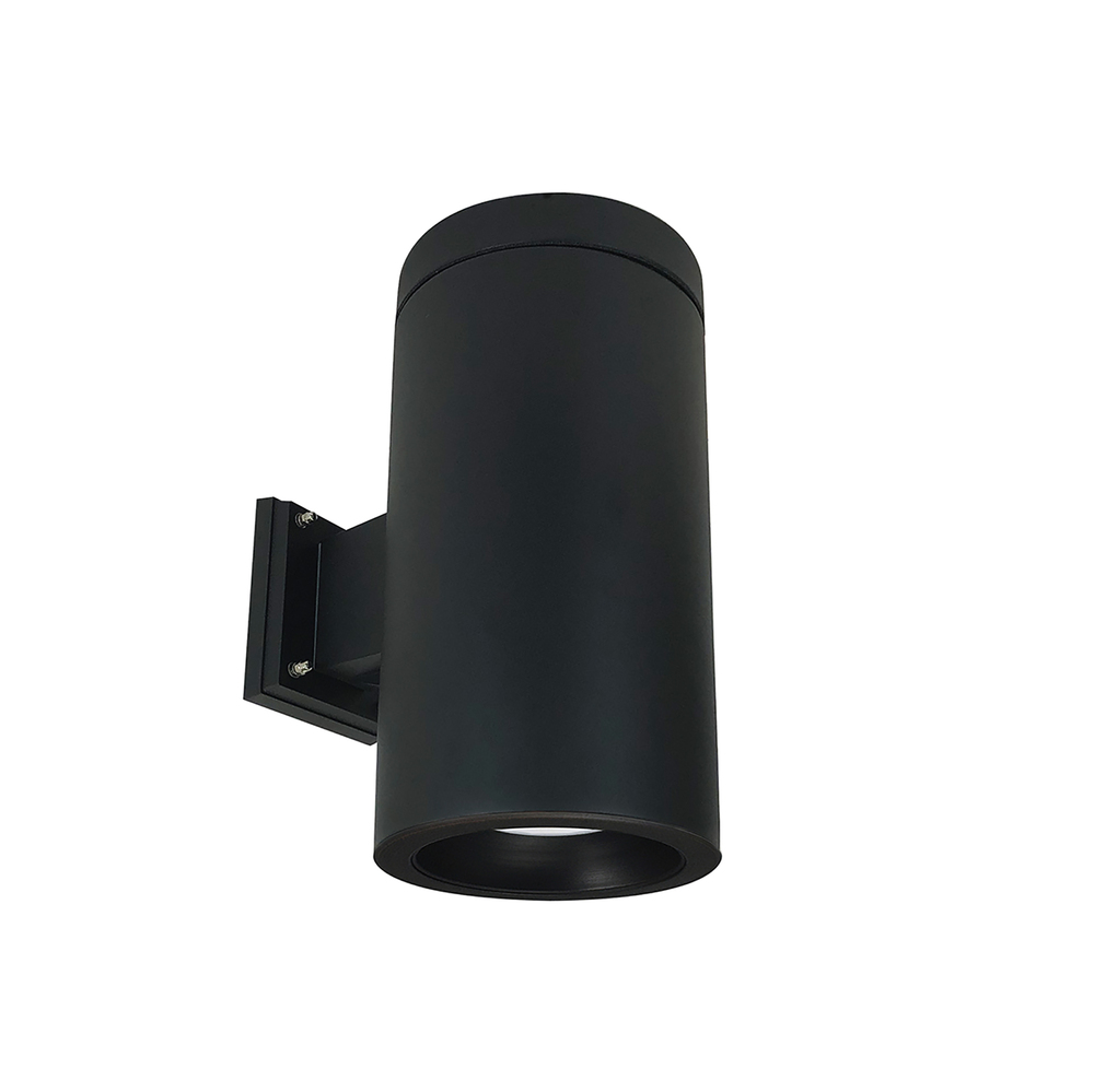 6" Cobalt Wall Mount Cylinder, Black, 1000L, 3000K, Bronze Reflector, 120V Triac/ELV Dimming