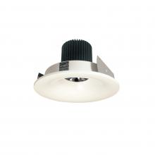 Nora NIO-4RNB40QWW - 4" Iolite LED Round Bullnose, 10-Degree Optic, 800lm / 12W, 4000K, White Finish