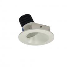 Nora NIO-4RW40XMPW/10 - 4" Iolite LED Round Wall Wash, 1000lm / 14W, 4000K, Matte Powder White Reflector / Matte Powder