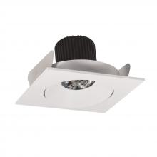 Nora NIO-4SC30QWW - 4" Iolite LED Square Adjustable Cone Reflector, 10-Degree Optic, 800lm / 12W, 3000K, White