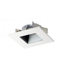 Nora NLCBS-4568527HZW - 4" Cobalt Shallow High Lumen LED Trim, Square/Square Regress, 850lm, 2700K, Haze/White