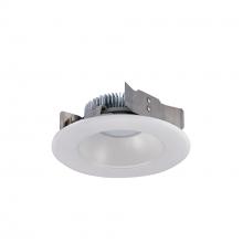 Nora NLCBS-4W518535WW - 4" Cobalt Shallow High Lumen LED Trim, Round Reflector, 850lm, 3500K, White