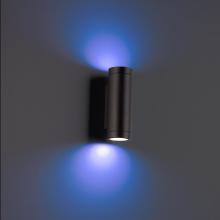 WAC US 3911-CSBK - Smart Color Changing LED Landscape Wall Mount Cylinder