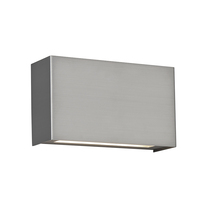 WAC Online WS-25612-SN-EM - BLOK 12IN SCONCE 3000K W/ EMRGNCY BTTRY