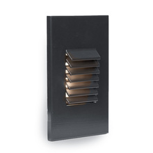 WAC Online 4061-27BK - LED Low Voltage Vertical Louvered Step and Wall Light