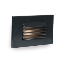 WAC Online WL-LED120-C-BK - LED Horizontal Louvered Step and Wall Light