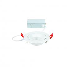 WAC Online R4ERA2R-W9CS-WT - LOTOS R  ADJ DOWNLIGHT RND 4IN 5CCT