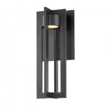 WAC Online WS-W48616-BK - CHAMBER Outdoor Wall Sconce Light