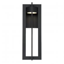 WAC Online WS-W48625-BK - CHAMBER Outdoor Wall Sconce Light