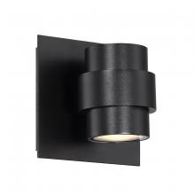 WAC Online WS-W64905-BK - BARREL 5IN OUTDOOR SCONCE 3000K