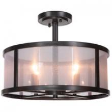 Craftmade 36754-MBK - Danbury 4 Light Semi Flush in Matte Black