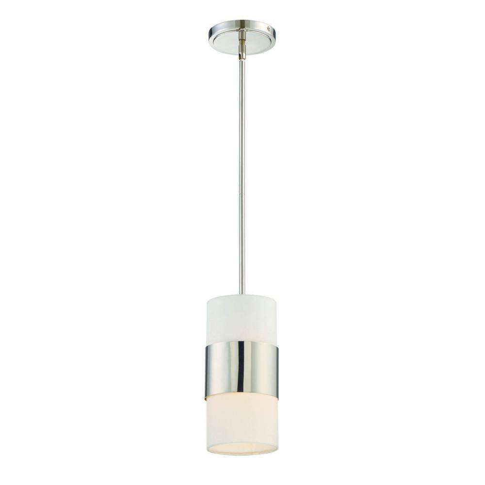 Libby Langdon Grayson 1 Light Polished Nickel Mini Pendant