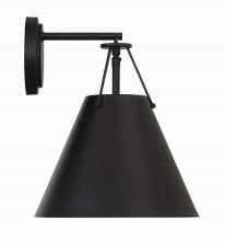 Crystorama XAV-B8311-MK - Xavier 1 Light Matte Black Sconce