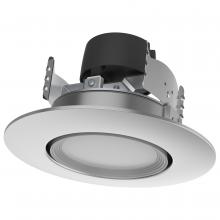 Satco Products Inc. S11855 - 7.5 Watt; LED Retrofit Downlight; Gimbaled; 120 Volt; CCT Selectable; Brushed Nickel Finish