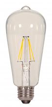 Satco Products Inc. S8851 - 7 Watt ST19 LED; Clear; Medium base; 4000K; 800 Lumens; 120 Volt