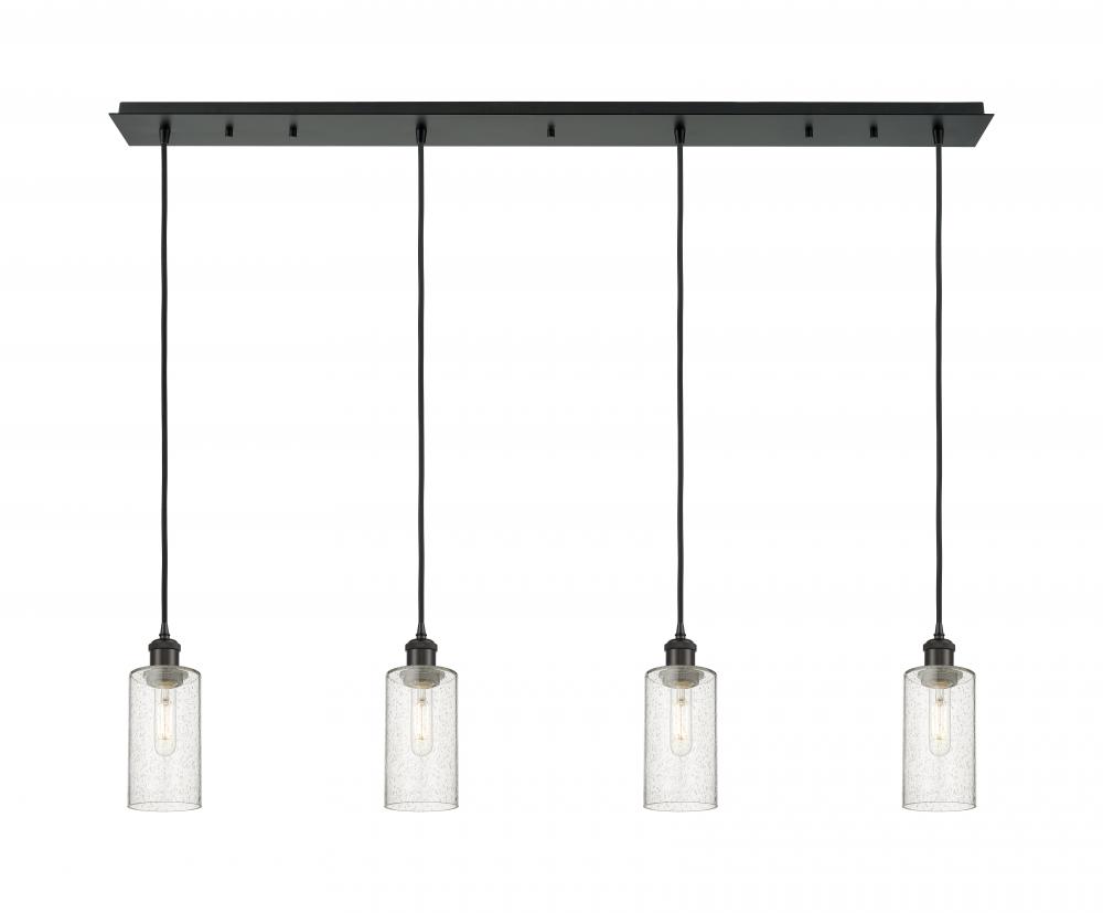 Crown Point - 4 Light - 49 inch - Matte Black - Linear Pendant