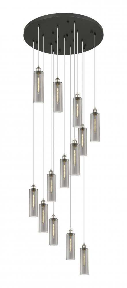 Crown Point - 13 Light - 32 inch - Polished Nickel - Multi Pendant