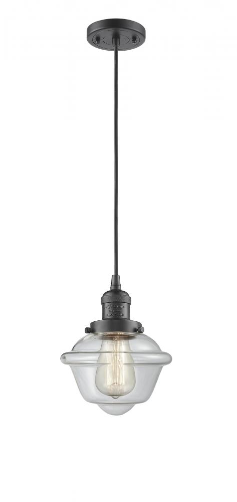 Oxford - 1 Light - 7 inch - Oil Rubbed Bronze - Cord hung - Mini Pendant