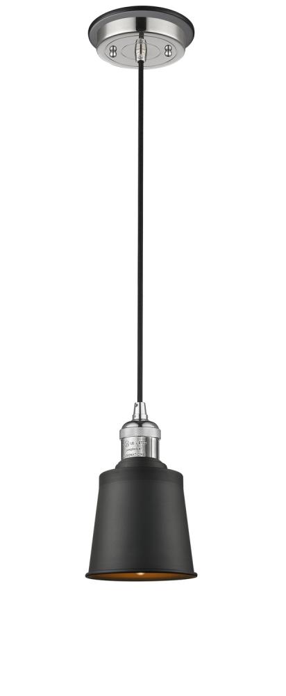 Addison - 1 Light - 5 inch - Polished Nickel - Cord hung - Mini Pendant