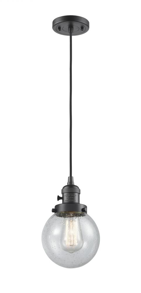 Beacon - 1 Light - 6 inch - Oil Rubbed Bronze - Cord hung - Mini Pendant