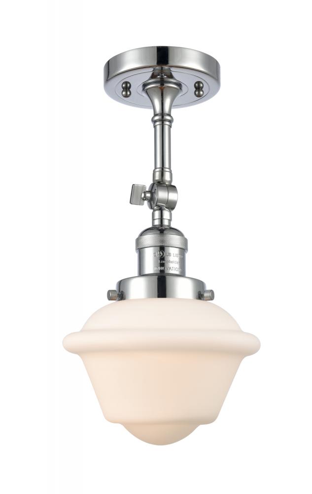 Oxford - 1 Light - 7 inch - Polished Chrome - Semi-Flush Mount