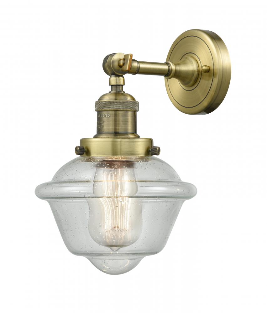 Oxford - 1 Light - 8 inch - Antique Brass - Sconce