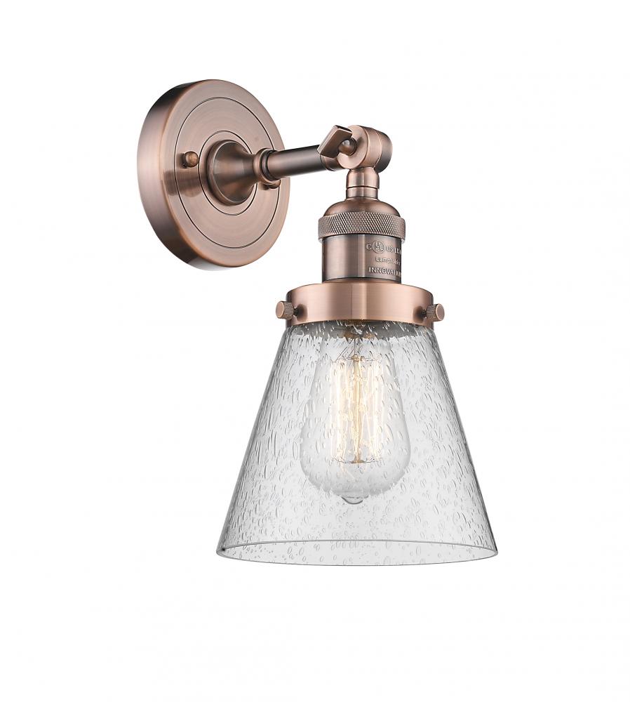 Cone - 1 Light - 6 inch - Antique Copper - Sconce