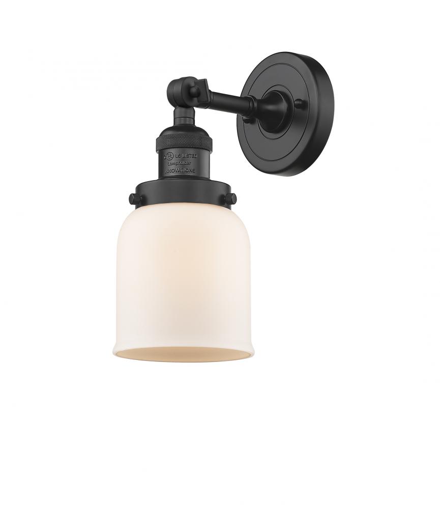 Bell - 1 Light - 5 inch - Matte Black - Sconce