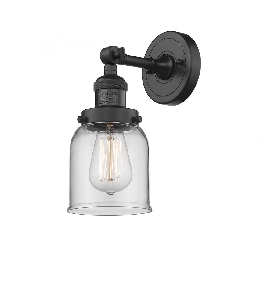 Bell - 1 Light - 5 inch - Matte Black - Sconce