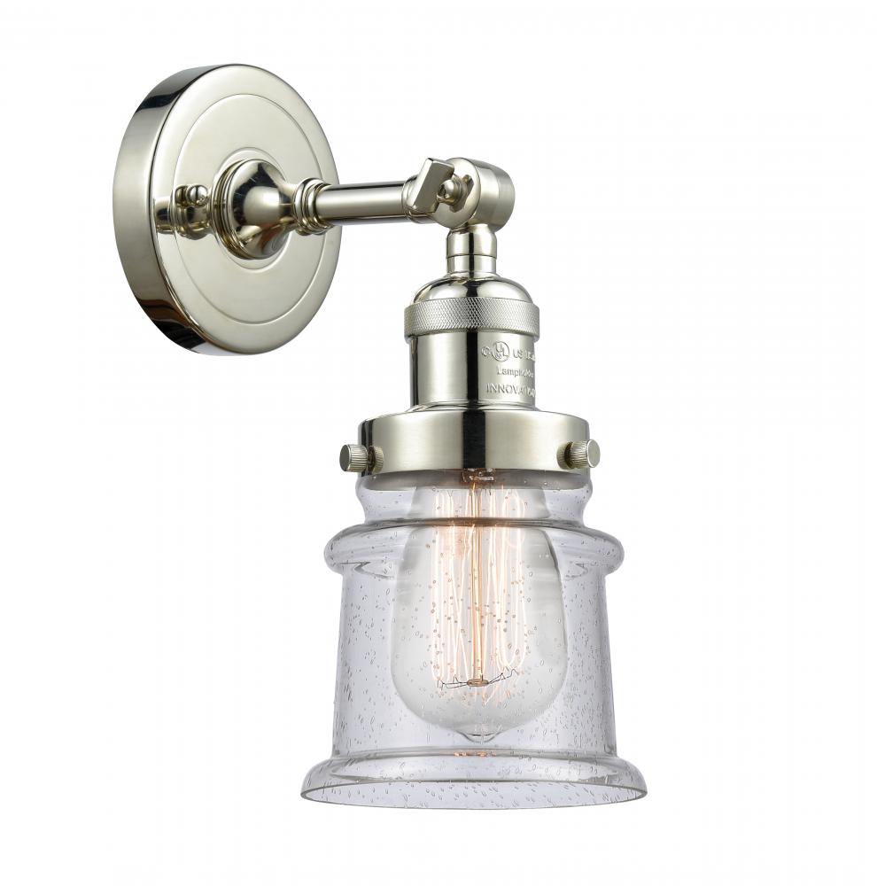 Canton - 1 Light - 5 inch - Polished Nickel - Sconce