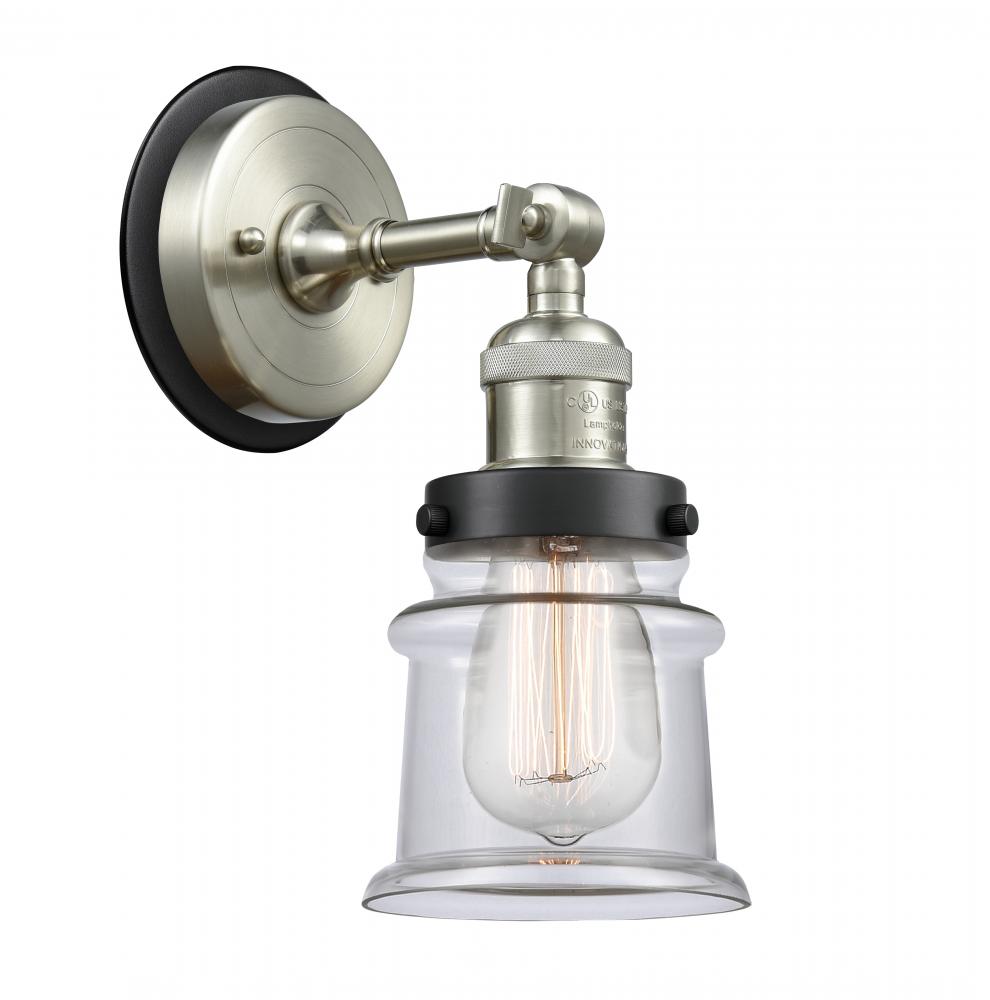 Canton - 1 Light - 5 inch - Brushed Satin Nickel - Sconce