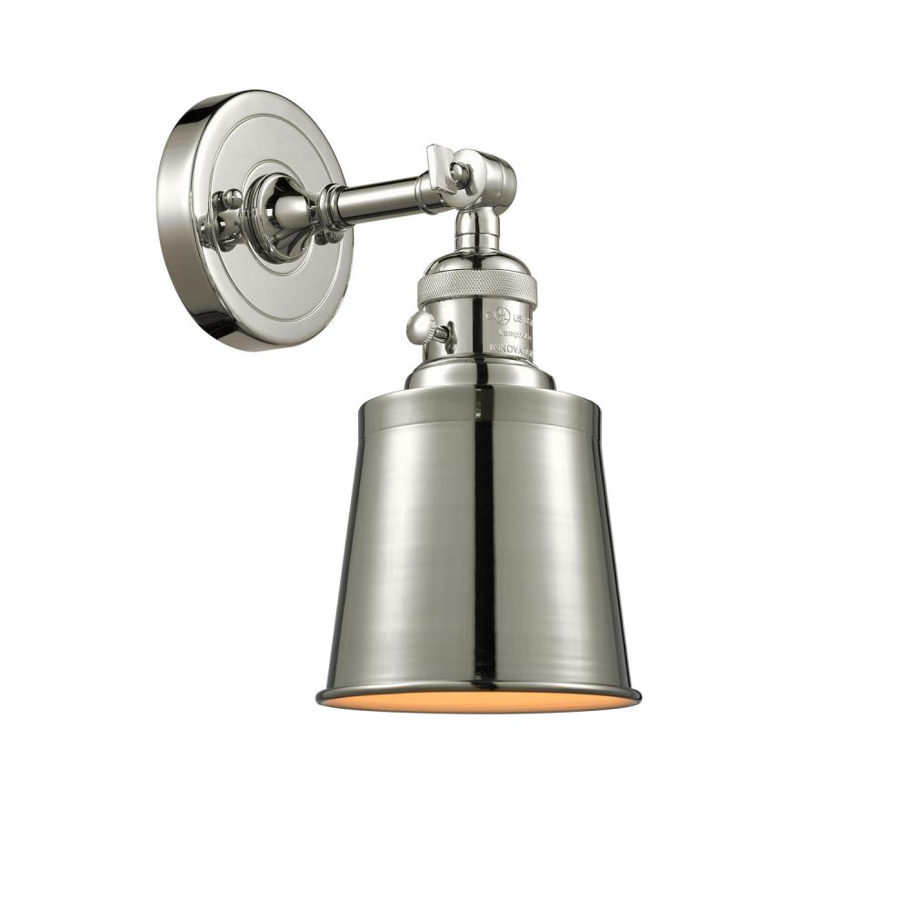 Addison - 1 Light - 5 inch - Polished Nickel - Sconce