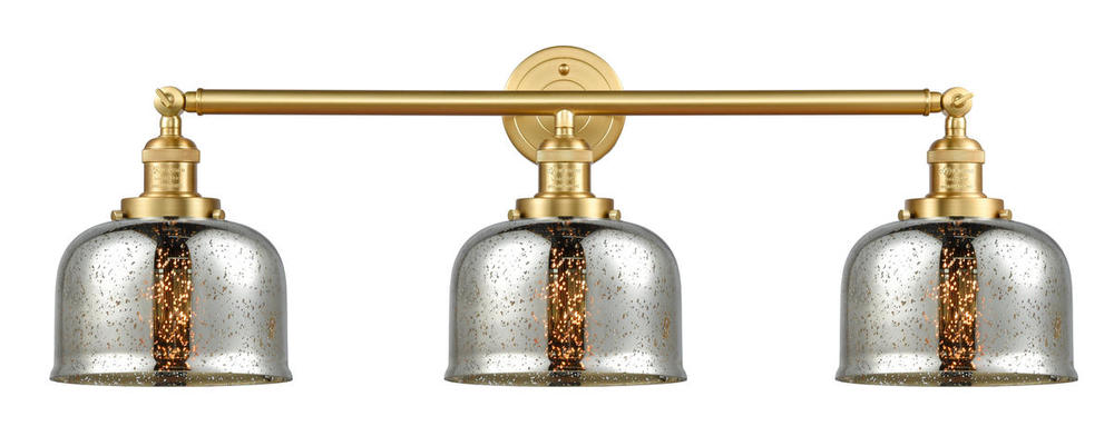 Bell - 3 Light - 32 inch - Satin Gold - Bath Vanity Light