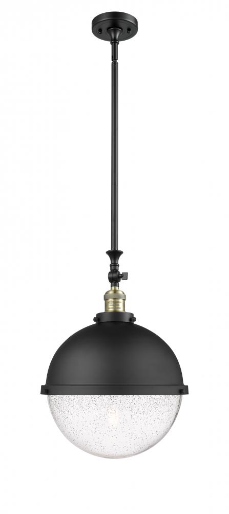 Hampden - 1 Light - 13 inch - Black Antique Brass - Stem Hung - Pendant