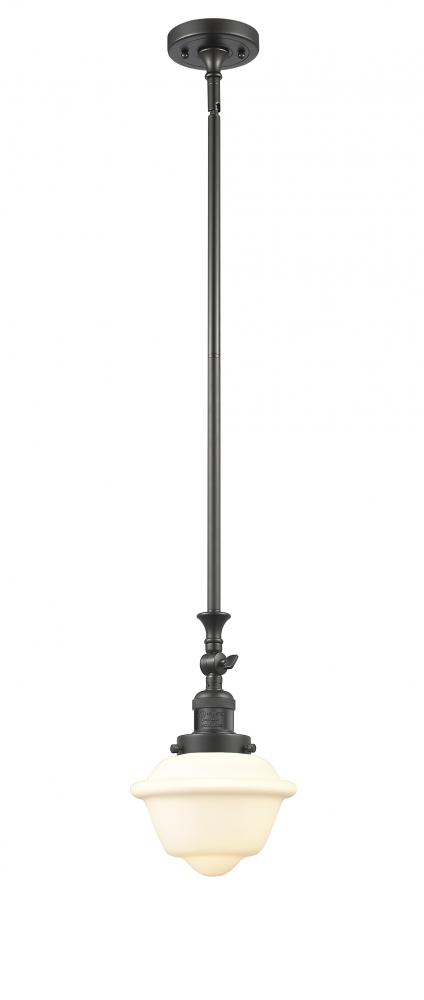 Oxford - 1 Light - 7 inch - Oil Rubbed Bronze - Stem Hung - Mini Pendant