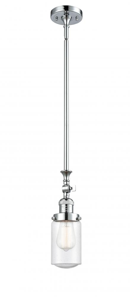 Dover - 1 Light - 5 inch - Polished Chrome - Stem Hung - Mini Pendant