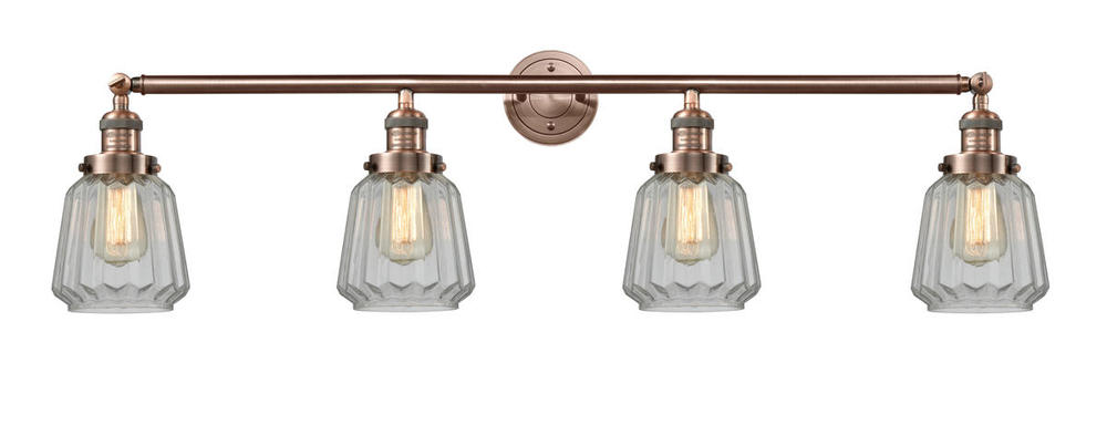 Chatham - 4 Light - 42 inch - Antique Copper - Bath Vanity Light