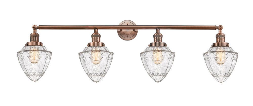 Bullet - 4 Light - 46 inch - Antique Copper - Bath Vanity Light