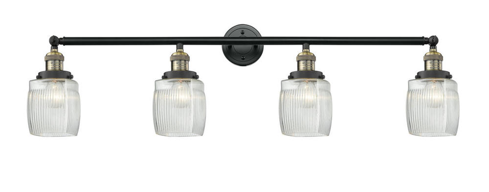 Colton - 4 Light - 42 inch - Black Antique Brass - Bath Vanity Light