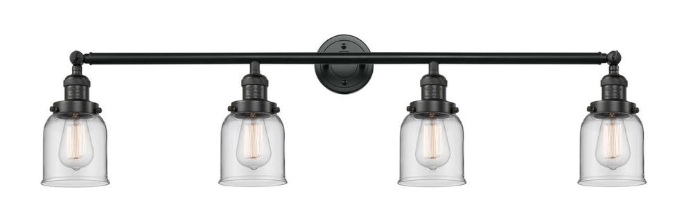 Bell - 4 Light - 42 inch - Matte Black - Bath Vanity Light