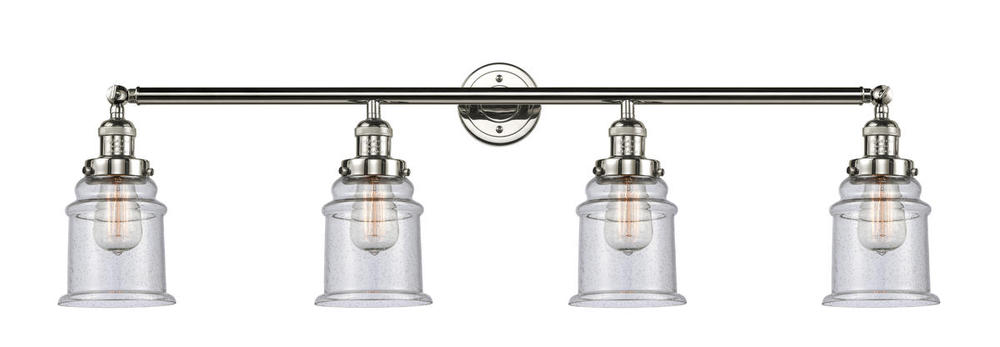 Canton - 4 Light - 42 inch - Polished Nickel - Bath Vanity Light