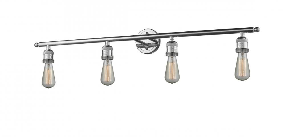 Bare Bulb - 4 Light - 42 inch - Polished Nickel - Bath Vanity Light