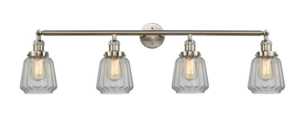 Chatham - 4 Light - 42 inch - Brushed Satin Nickel - Bath Vanity Light