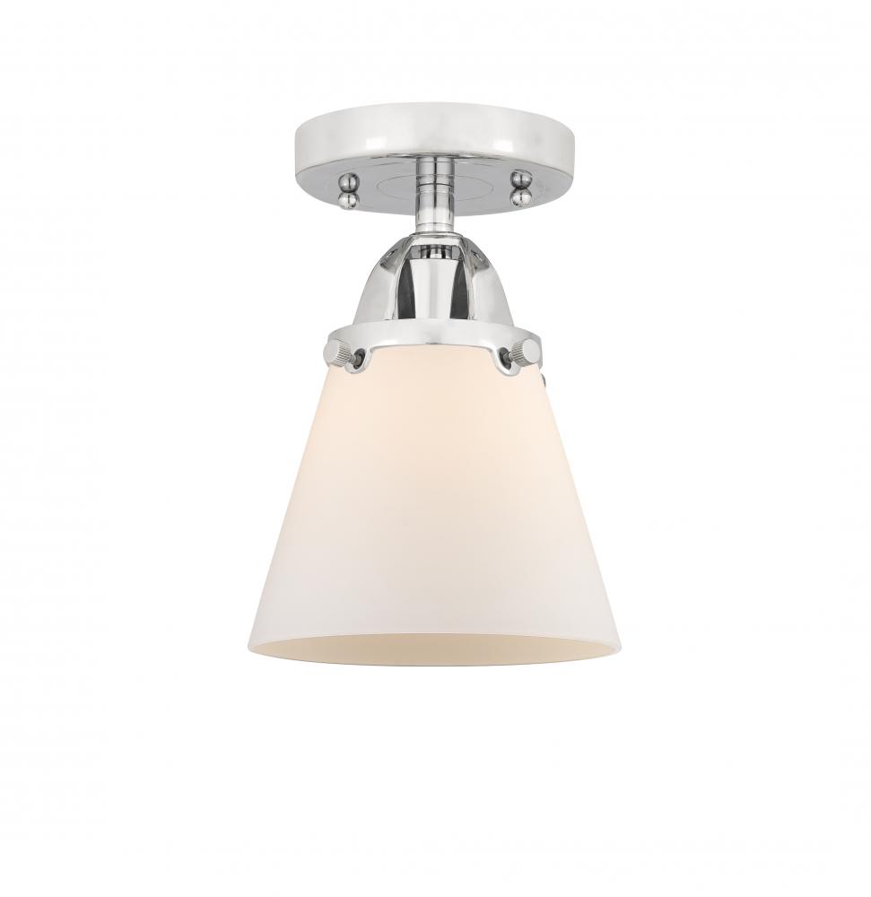 Cone - 1 Light - 6 inch - Polished Chrome - Semi-Flush Mount