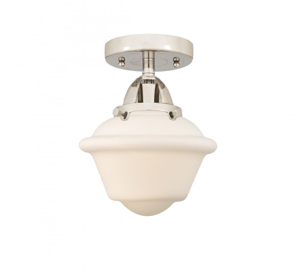 Oxford - 1 Light - 8 inch - Polished Nickel - Semi-Flush Mount