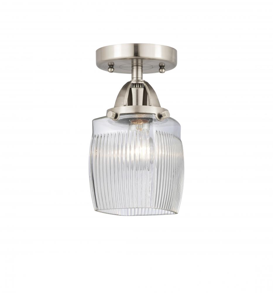 Colton - 1 Light - 6 inch - Brushed Satin Nickel - Semi-Flush Mount